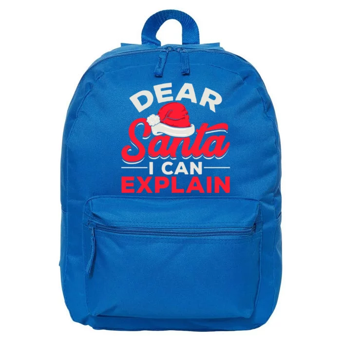 Dear Santa I Can Explain Christmas Dear Santa I Can Explain Gift 16 in Basic Backpack