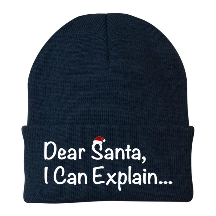 Dear Santa I Can Explain… Cool Gift Knit Cap Winter Beanie