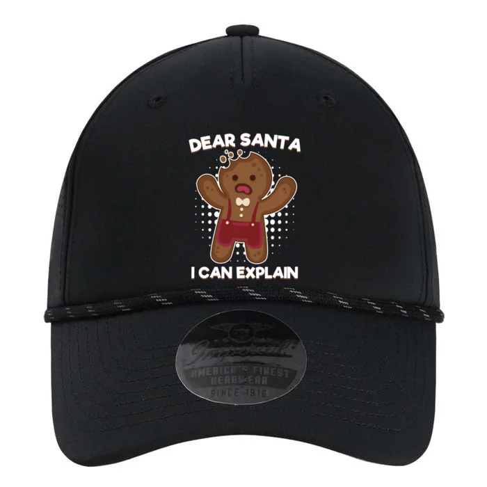 Dear Santa I Can Explain Gingerbread Cool Gift Performance The Dyno Cap