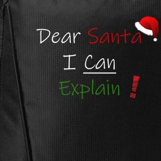 Dear Santa I Can Explain Cool Gift City Backpack