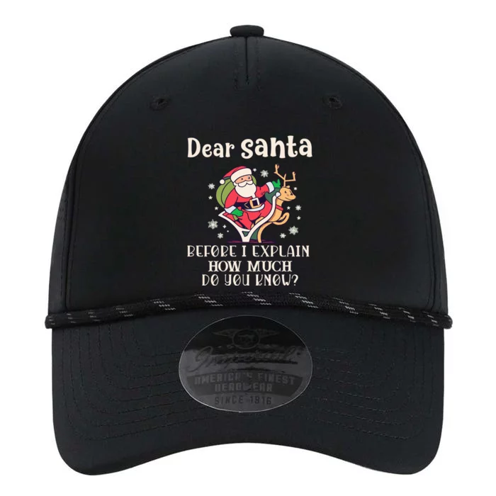 Dear Santa I Can Explain Gift Performance The Dyno Cap