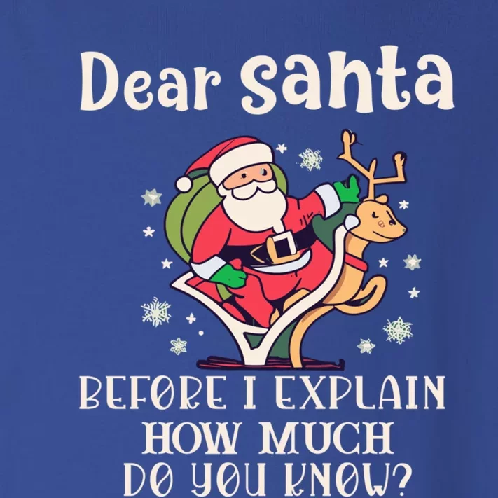 Dear Santa I Can Explain Gift Toddler Long Sleeve Shirt