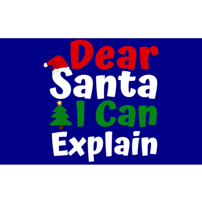 Dear Santa I Can Explain Great Gift Christmas Gift Bumper Sticker