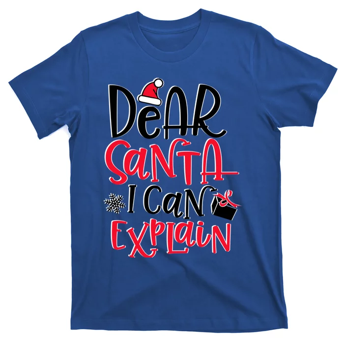 Dear Santa I Can Explain Christmas Sweater Jumper Cute Gift T-Shirt