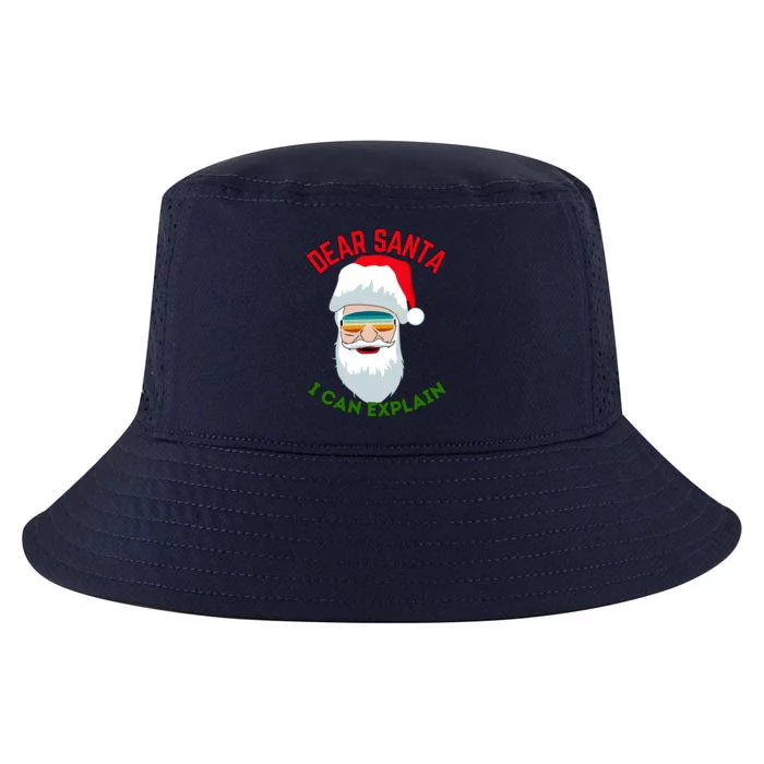 Dear Santa I Can Explain Funny Christmas Print For All Funny Gift Cool Comfort Performance Bucket Hat