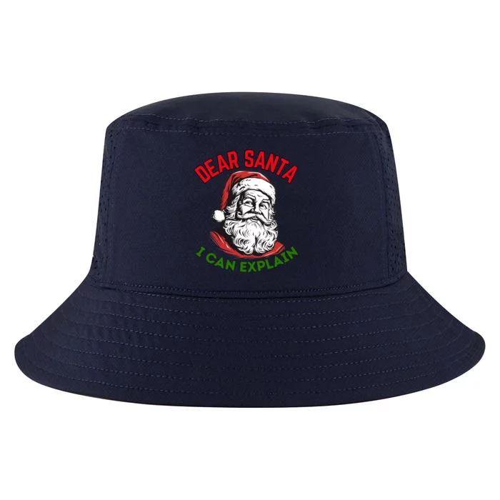 Dear Santa I Can Explain Funny Christmas Print For All Gift Cool Comfort Performance Bucket Hat