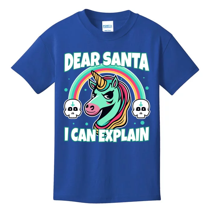 Dear Santa I Can Explain Gift Kids T-Shirt