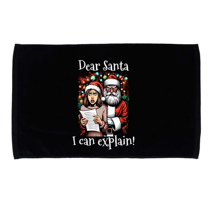 Dear Santa I Can Explain Great Gift Microfiber Hand Towel