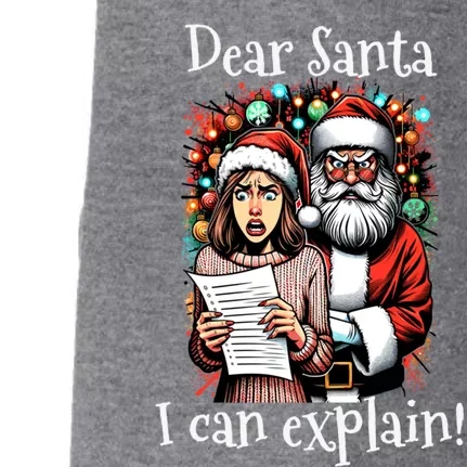 Dear Santa I Can Explain Great Gift Doggie 3-End Fleece Hoodie