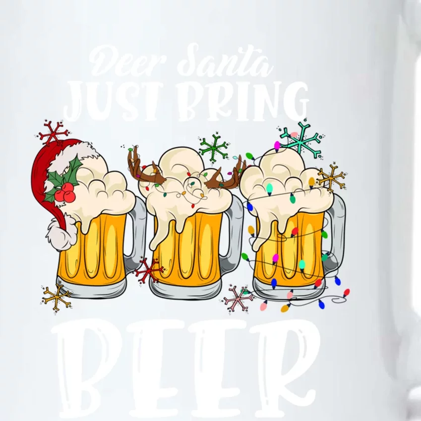 Dear Santa Just Bring Beer Christmas Ing Gift Black Color Changing Mug