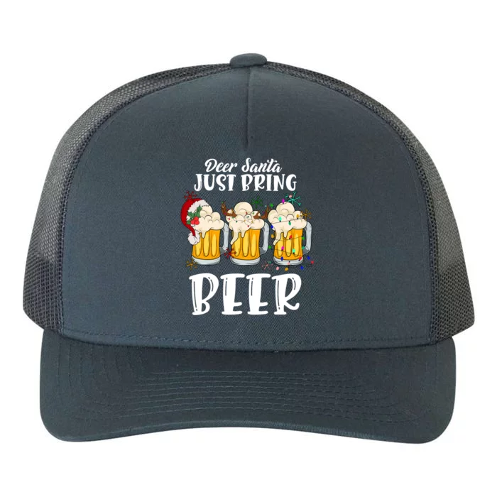 Dear Santa Just Bring Beer Christmas Ing Gift Yupoong Adult 5-Panel Trucker Hat