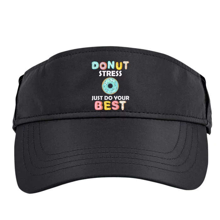 Donut Stress Just Do Your Best Test Day Teacher Gifts Adult Drive Performance Visor