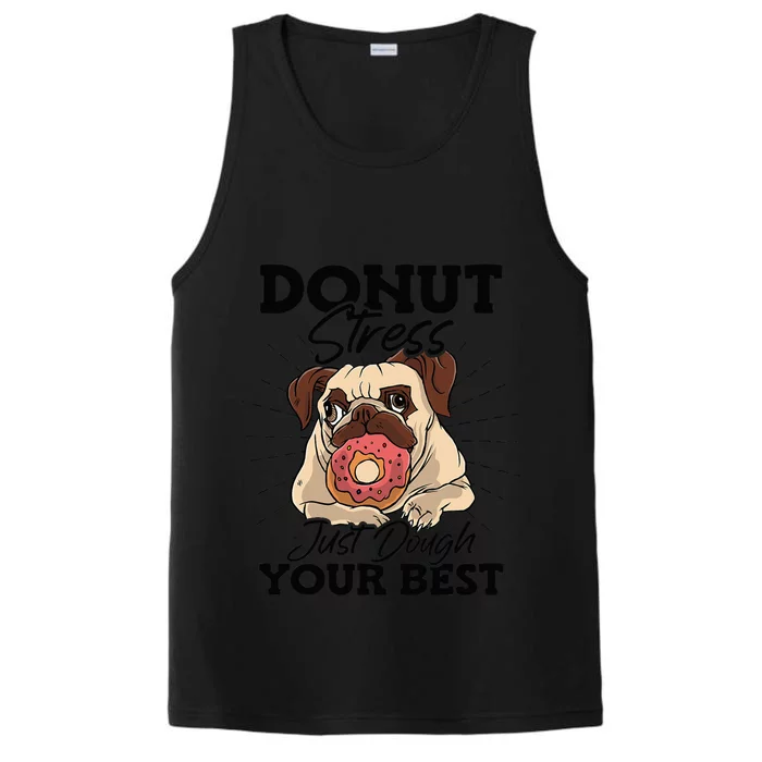 Donut Stress Just Dough Your Best Stress Awareness Dog Performance Tank