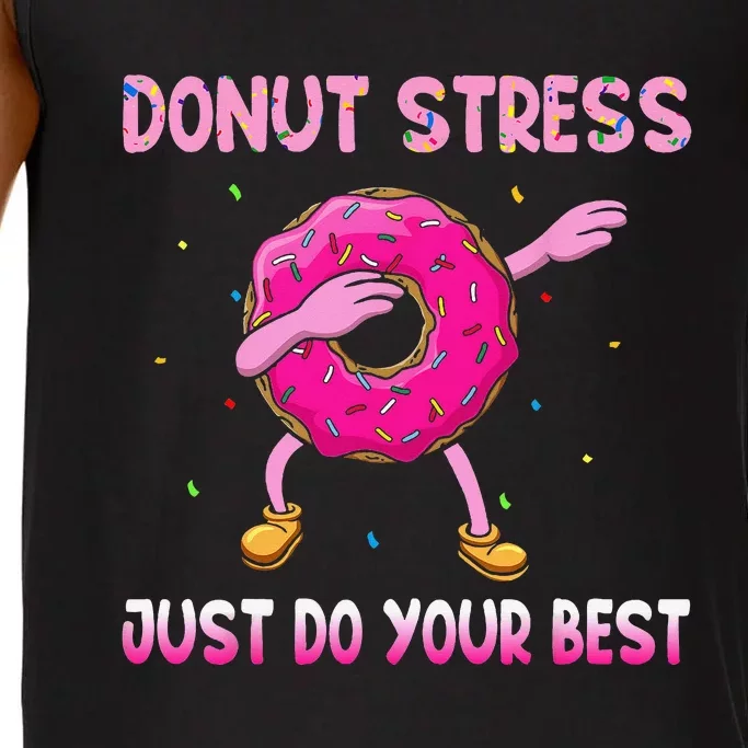 Donut Stress Just Do Your Best Teachers Testing Day Comfort Colors® Tank Top