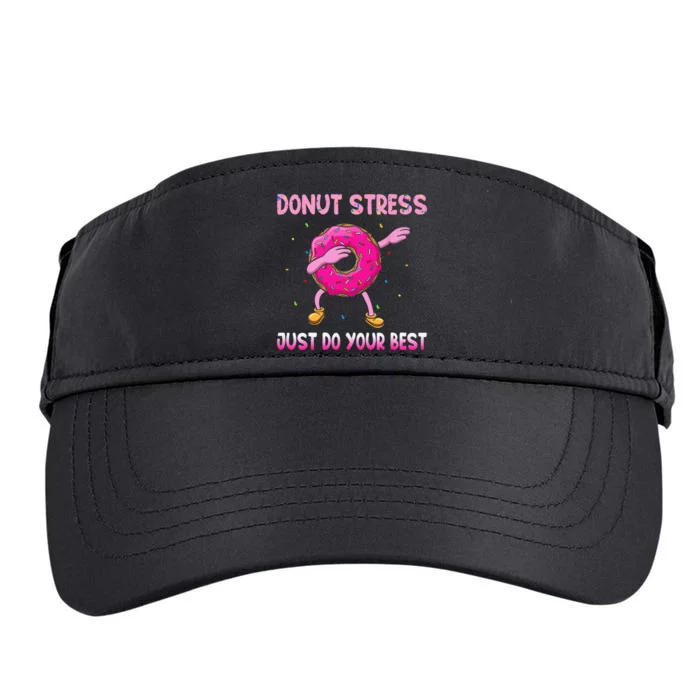 Donut Stress Just Do Your Best Teachers Testing Day Adult Drive Performance Visor