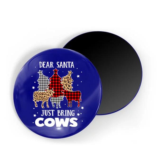 Dear Santa Just Bring Cows Christmas Xmas Funny Gift Magnet