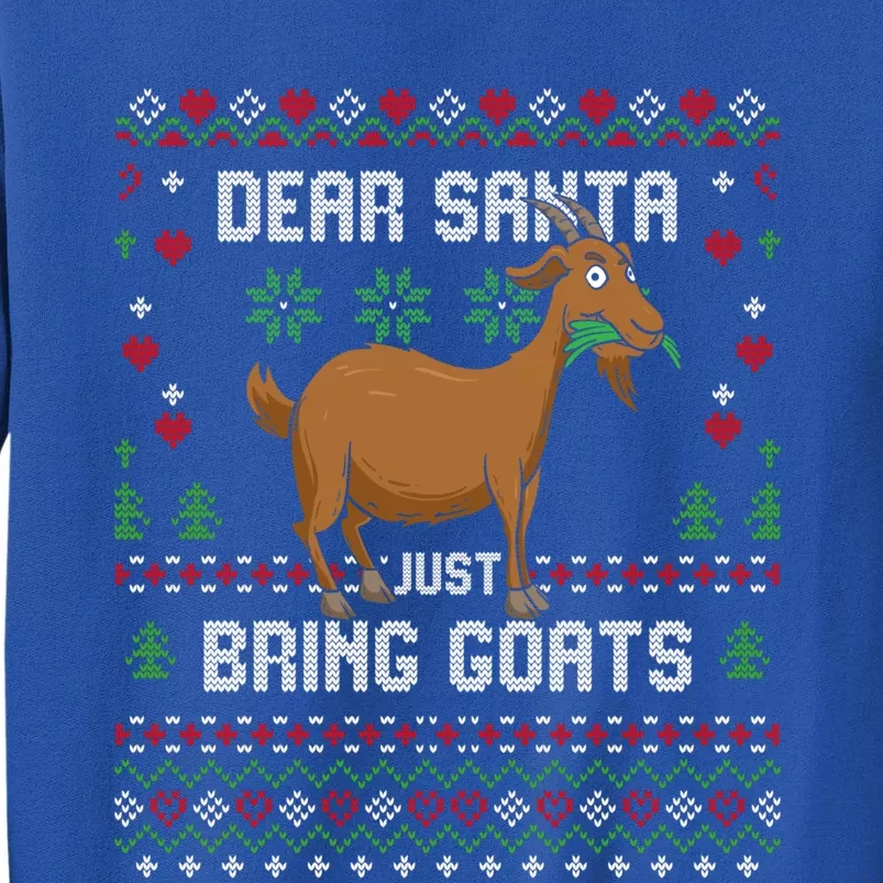 Dear Santa Just Bring Goats Christmas Ugly Xmas Sweater Gift Sweatshirt