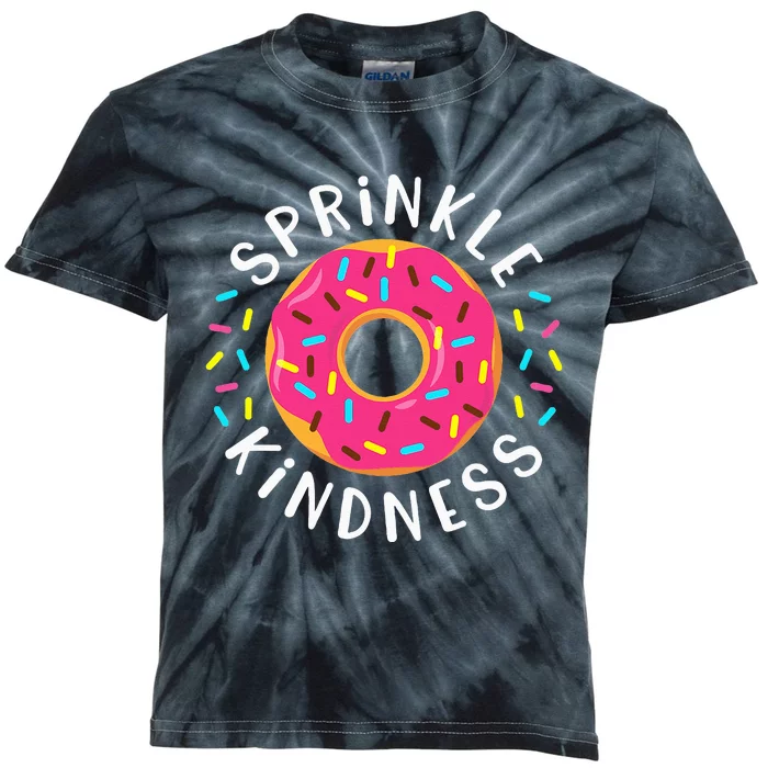 Donut Sprinkle Kindness Funny  Doughnut Lover Kids Tie-Dye T-Shirt