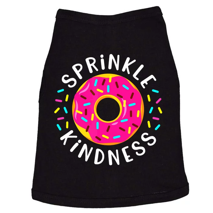 Donut Sprinkle Kindness Funny Girl Women Doughnut Lover Doggie Tank