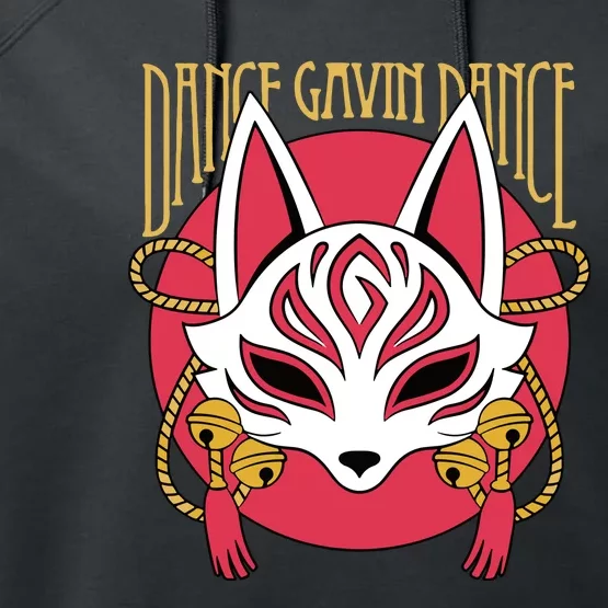 Dancegavindanceband Store Kitsune Performance Fleece Hoodie