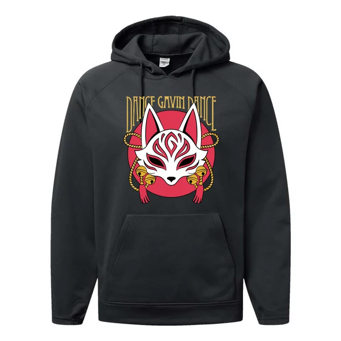 Dancegavindanceband Store Kitsune Performance Fleece Hoodie