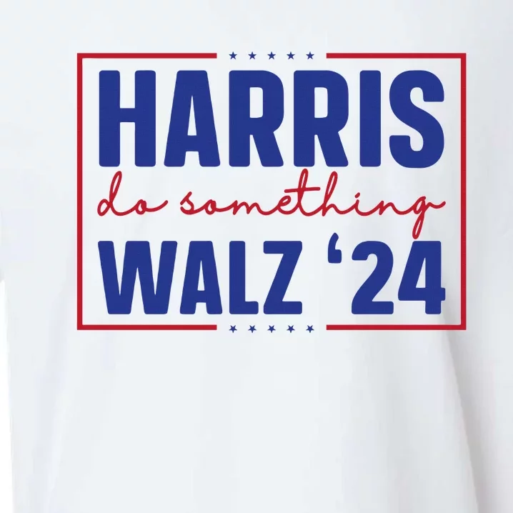 Do Something Kamala Harris Walz 2024 Sueded Cloud Jersey T-Shirt