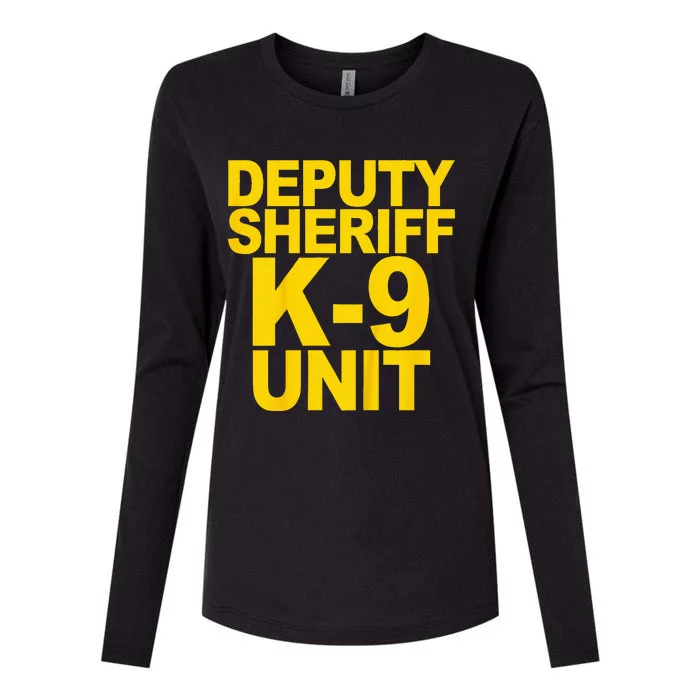 Deputy Sheriff K9 Unit Police Womens Cotton Relaxed Long Sleeve T-Shirt