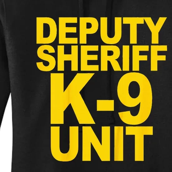 Deputy Sheriff K9 Unit Police Women's Pullover Hoodie