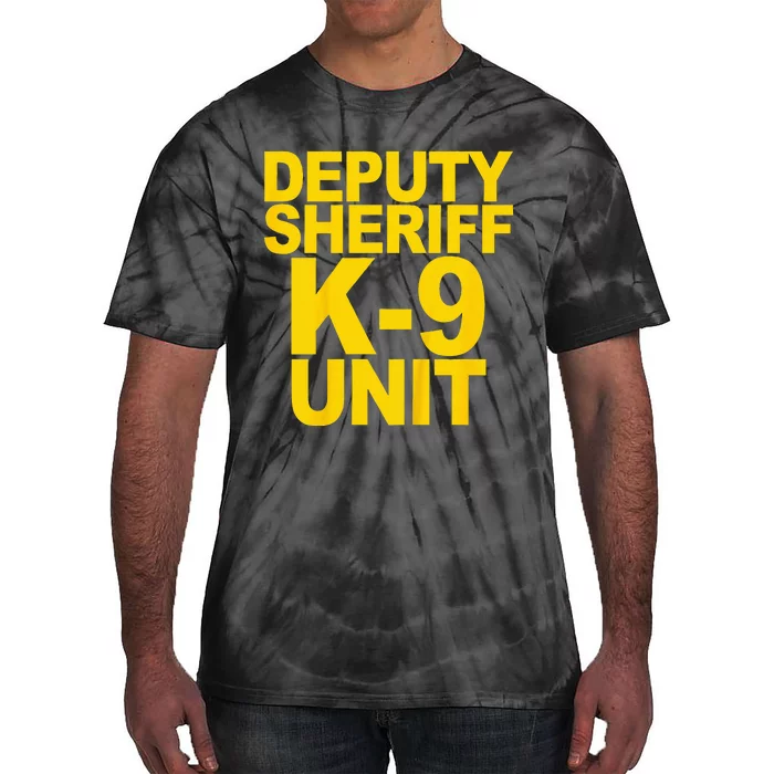 Deputy Sheriff K9 Unit Police Tie-Dye T-Shirt