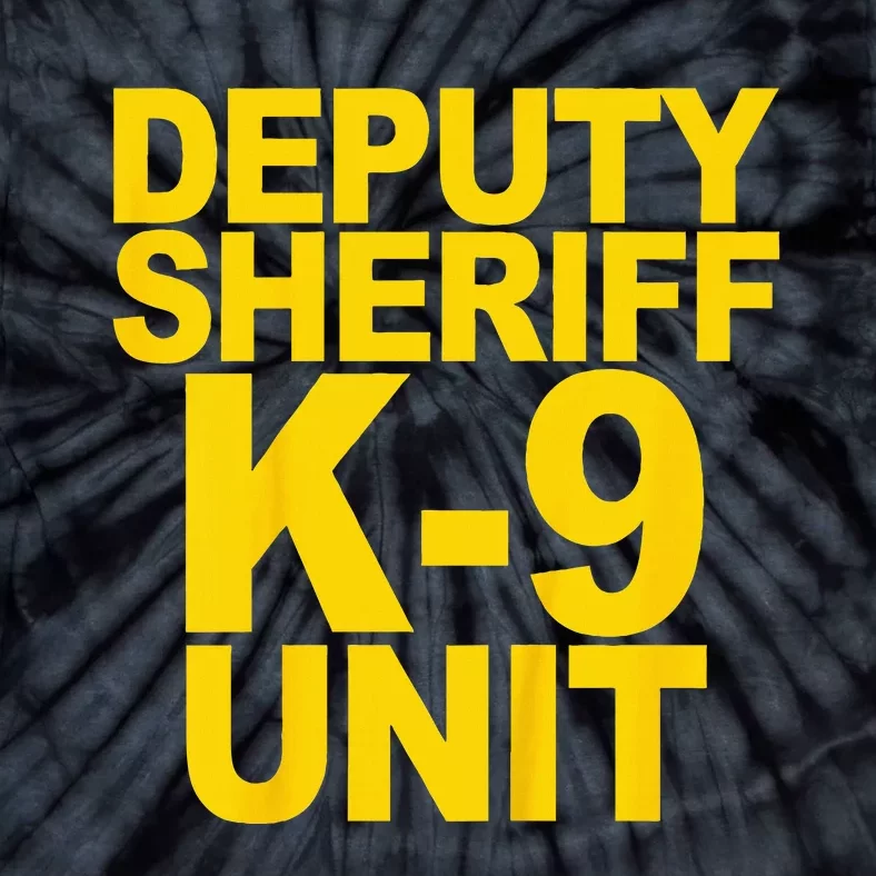 Deputy Sheriff K9 Unit Police Tie-Dye T-Shirt