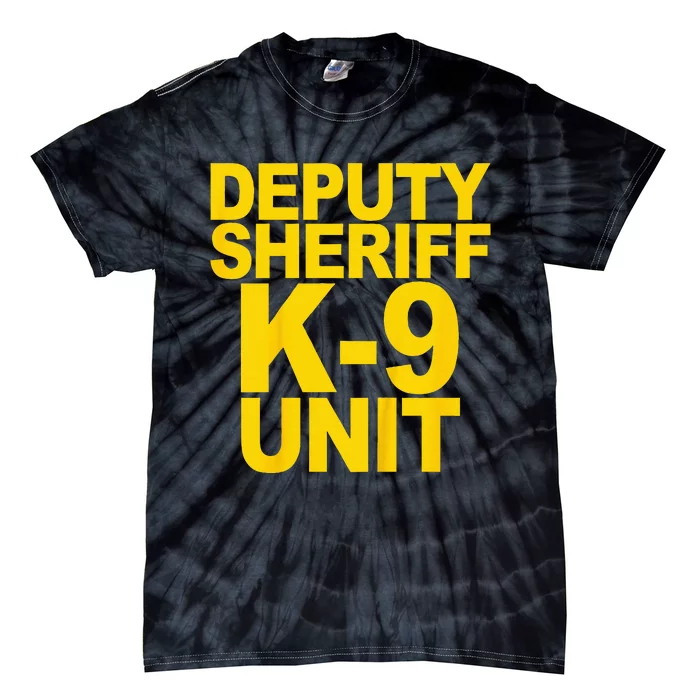 Deputy Sheriff K9 Unit Police Tie-Dye T-Shirt