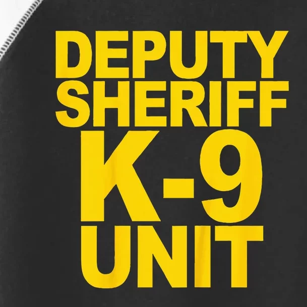 Deputy Sheriff K9 Unit Police Toddler Fine Jersey T-Shirt