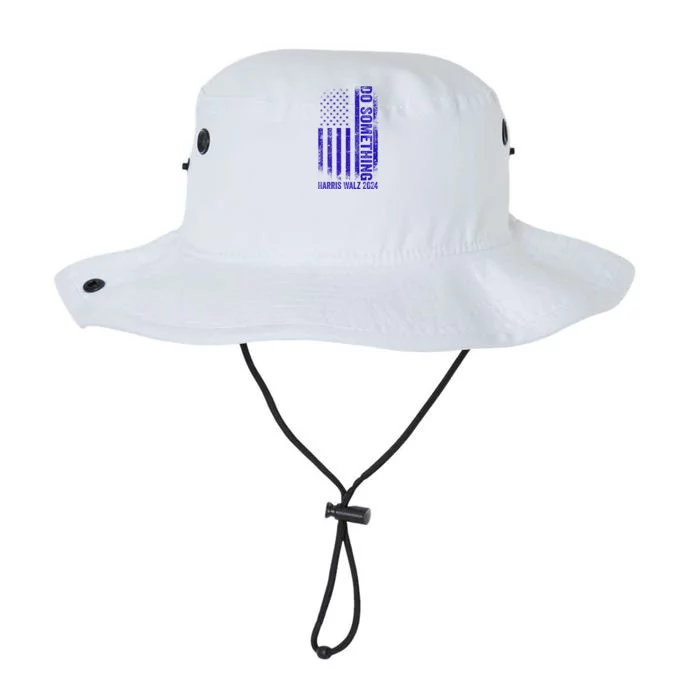 Do Something Kamala Harris Waltz 2024 Blue Usa Flag Premium Legacy Cool Fit Booney Bucket Hat