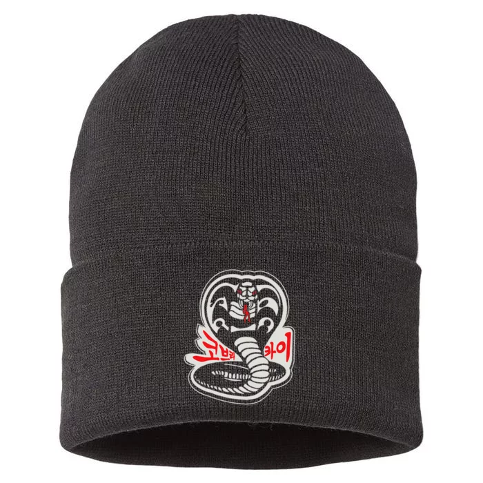 Dojo South Korea Snake Logo Sekai Taikai Sustainable Knit Beanie