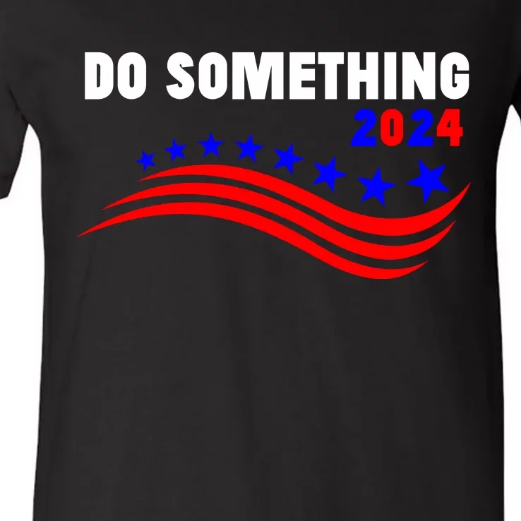 Do Something Kamala Harris Walz 2024 President Campaign V-Neck T-Shirt