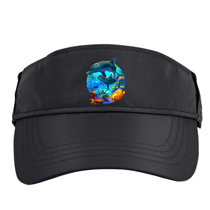 Dolphin Sea Life Save The Ocean Marine Biology Aquarium Adult Drive Performance Visor