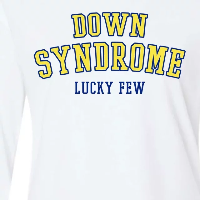 Down Syndrome Lucky Few Womens Cotton Relaxed Long Sleeve T-Shirt