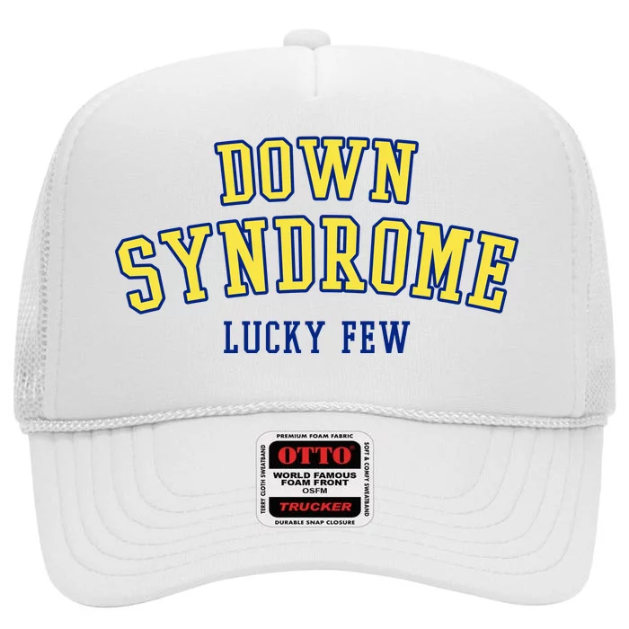 Down Syndrome Lucky Few High Crown Mesh Trucker Hat