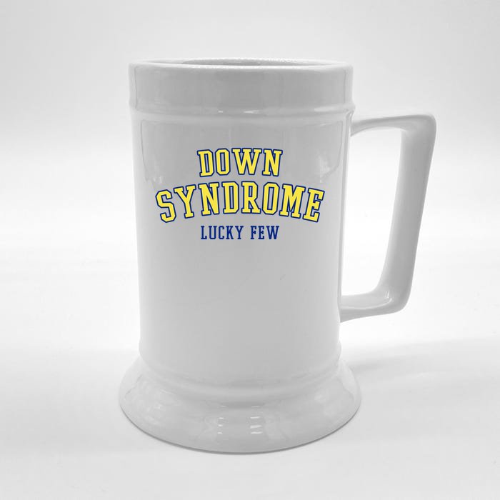 Down Syndrome Lucky Few Front & Back Beer Stein