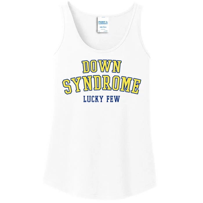 Down Syndrome Lucky Few Ladies Essential Tank