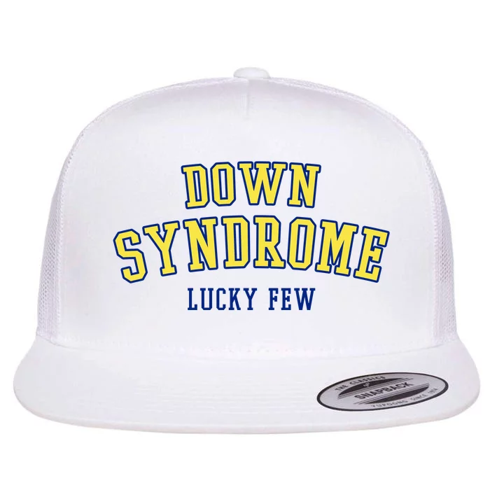 Down Syndrome Lucky Few Flat Bill Trucker Hat