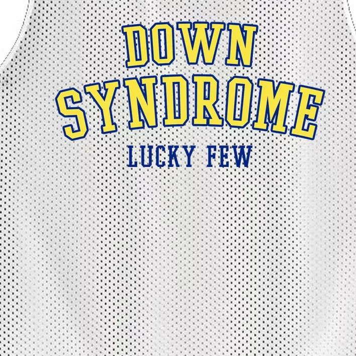 Down Syndrome Lucky Few Mesh Reversible Basketball Jersey Tank