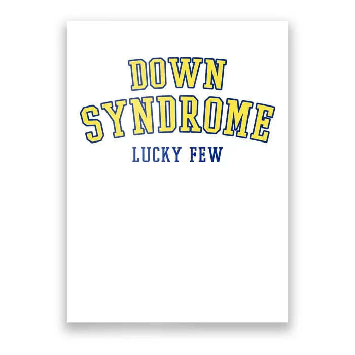 Down Syndrome Lucky Few Poster