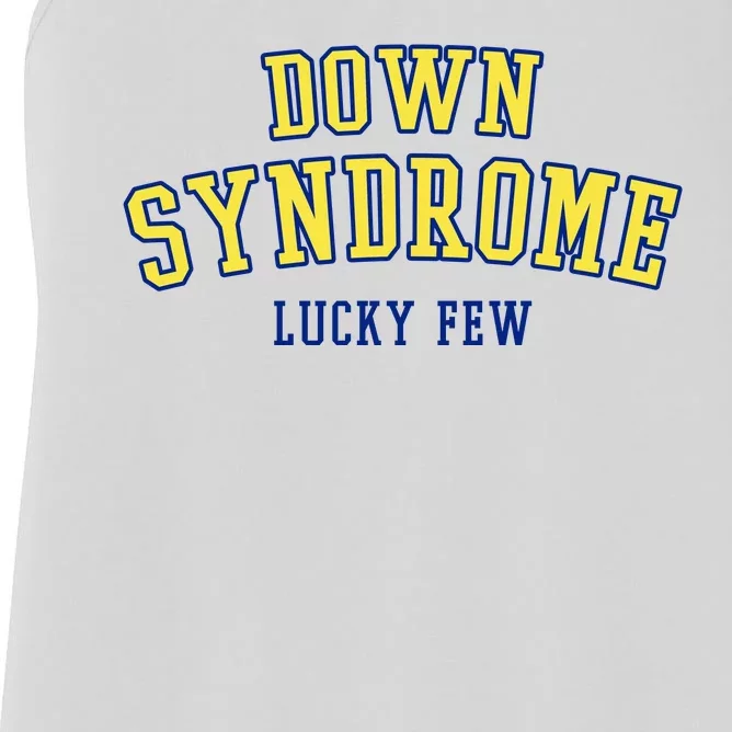 Down Syndrome Lucky Few Women's Racerback Tank