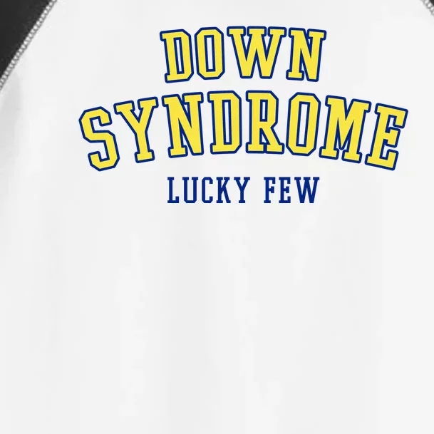 Down Syndrome Lucky Few Toddler Fine Jersey T-Shirt