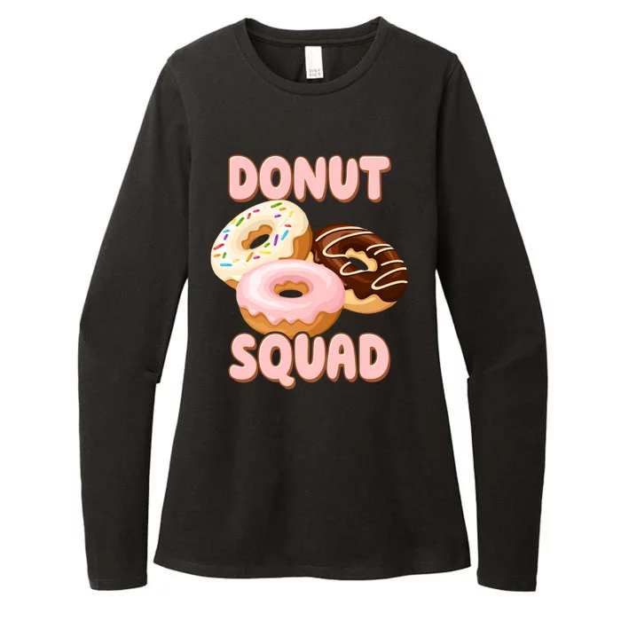 Donut Squad Lover Foodie Womens CVC Long Sleeve Shirt