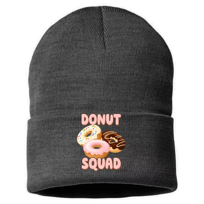 Donut Squad Lover Foodie Sustainable Knit Beanie