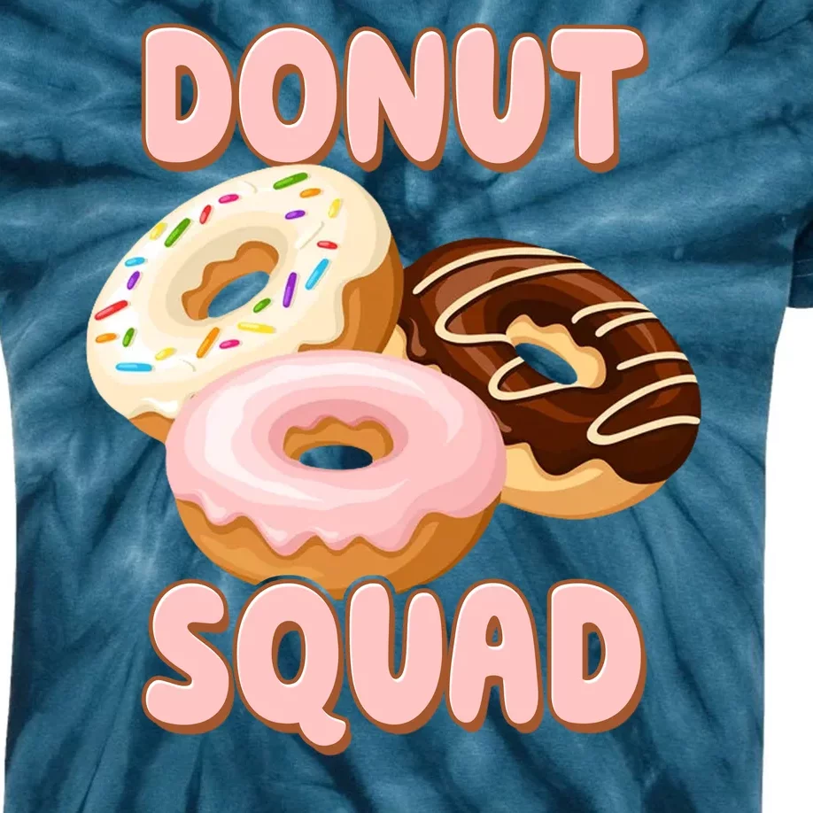 Donut Squad Lover Foodie Kids Tie-Dye T-Shirt