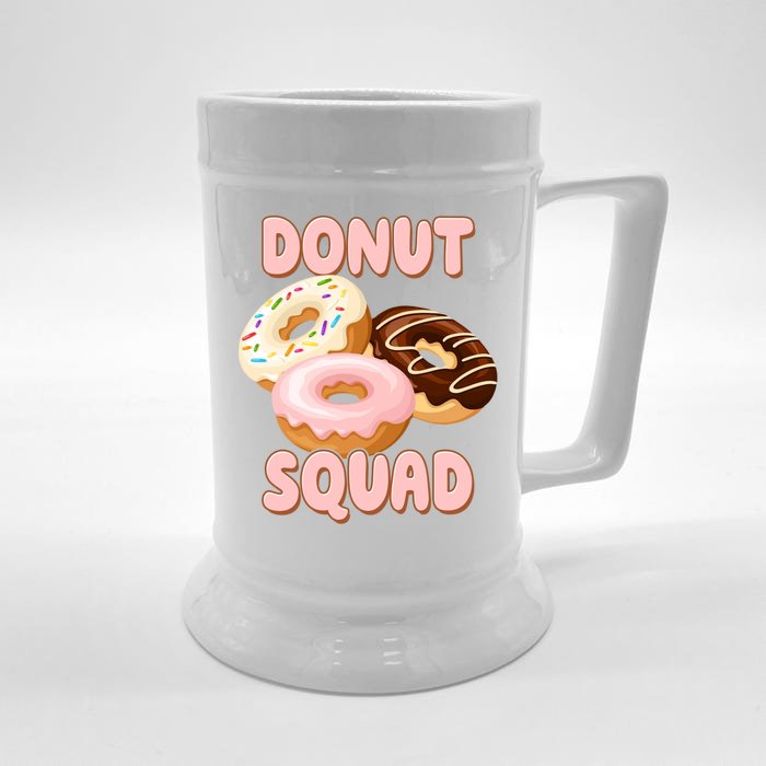 Donut Squad Lover Foodie Front & Back Beer Stein