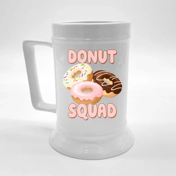 Donut Squad Lover Foodie Front & Back Beer Stein